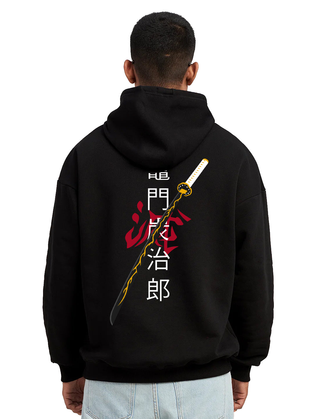 ZENITSU DEMON SLAYER OVERSIZED HOODIE - INDIE APES