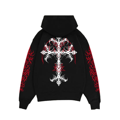 HOLY SATAN HEAVY WEIGHT OVERSIZED HOODIE - INDIE APES