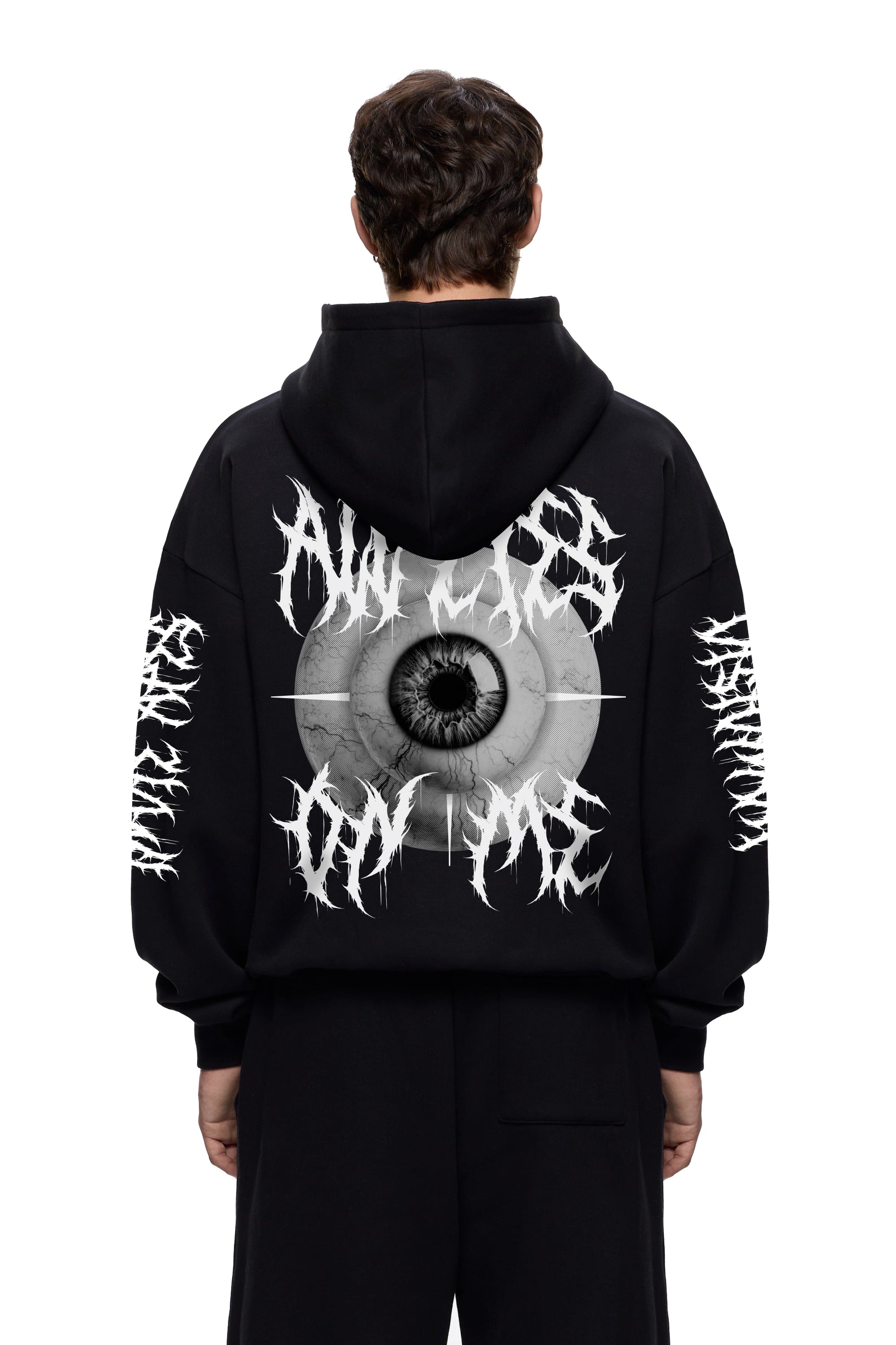 ALL EYES ON ME HEAVY WEIGHT 350 GSM OVERSIZED HOODIE - INDIE APES