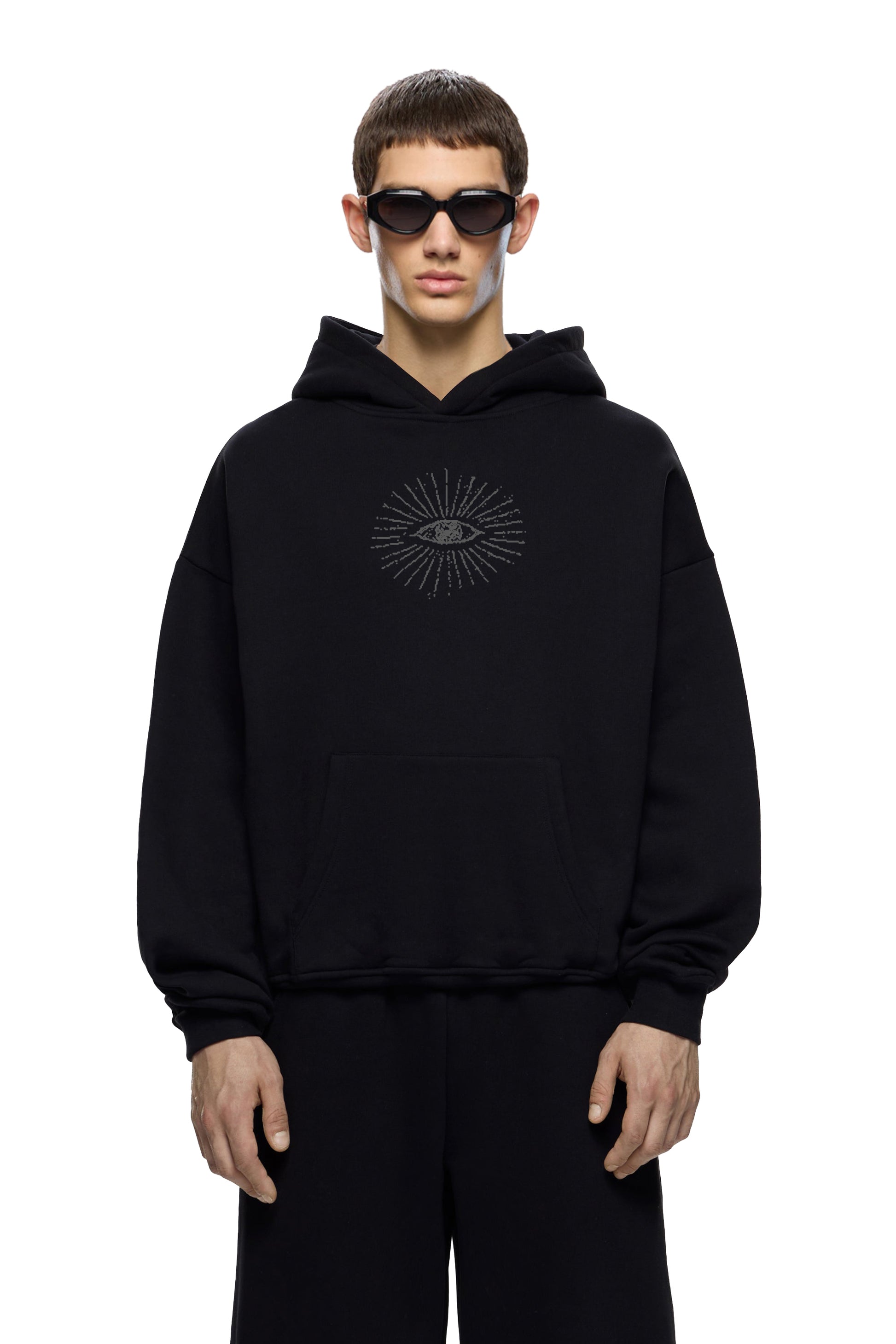 SACRIFICE HEAVY WEIGHT 350 GSM OVERSIZED HOODIE - INDIE APES