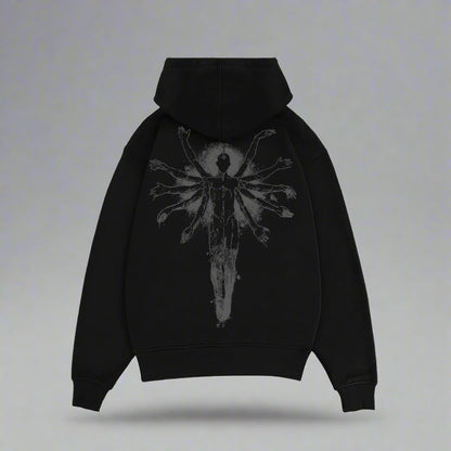 SACRIFICE HEAVY WEIGHT 350 GSM OVERSIZED HOODIE - INDIE APES