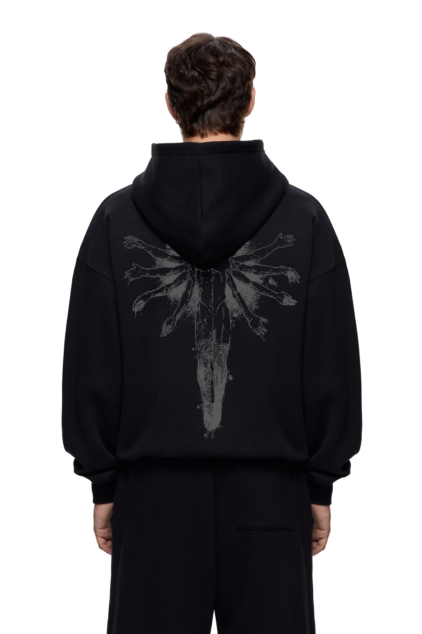 SACRIFICE HEAVY WEIGHT 350 GSM OVERSIZED HOODIE - INDIE APES