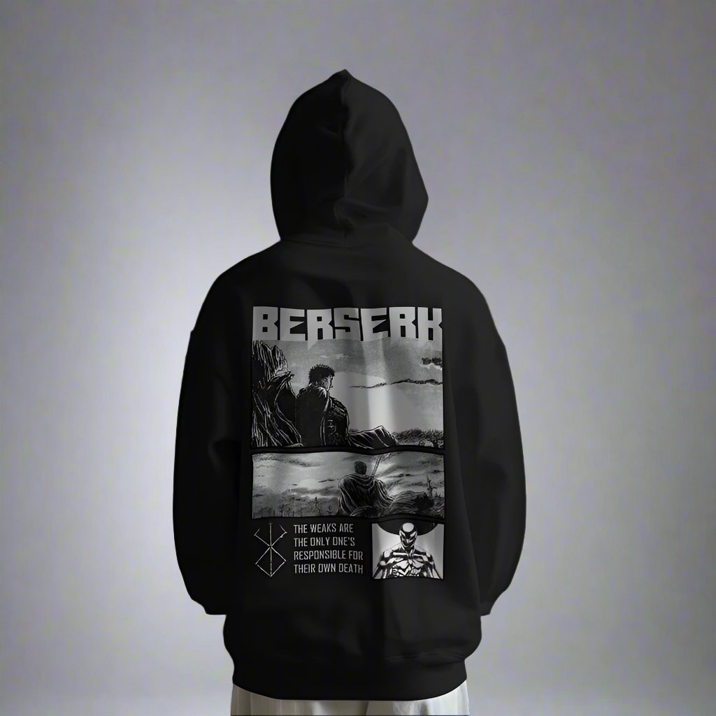 BERSERK HEAVY WEIGHT OVERSIZED HOODIE - INDIE APES