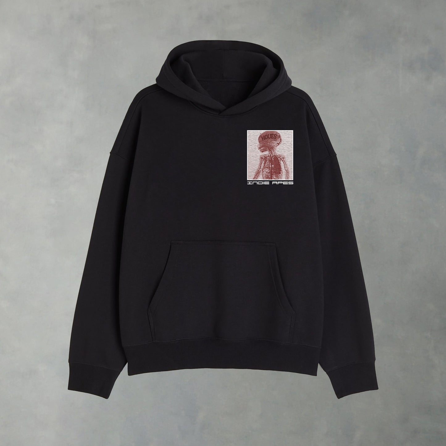 HOUES HEAVY WEIGHT REGULAR FIT HOODIE - INDIE APES