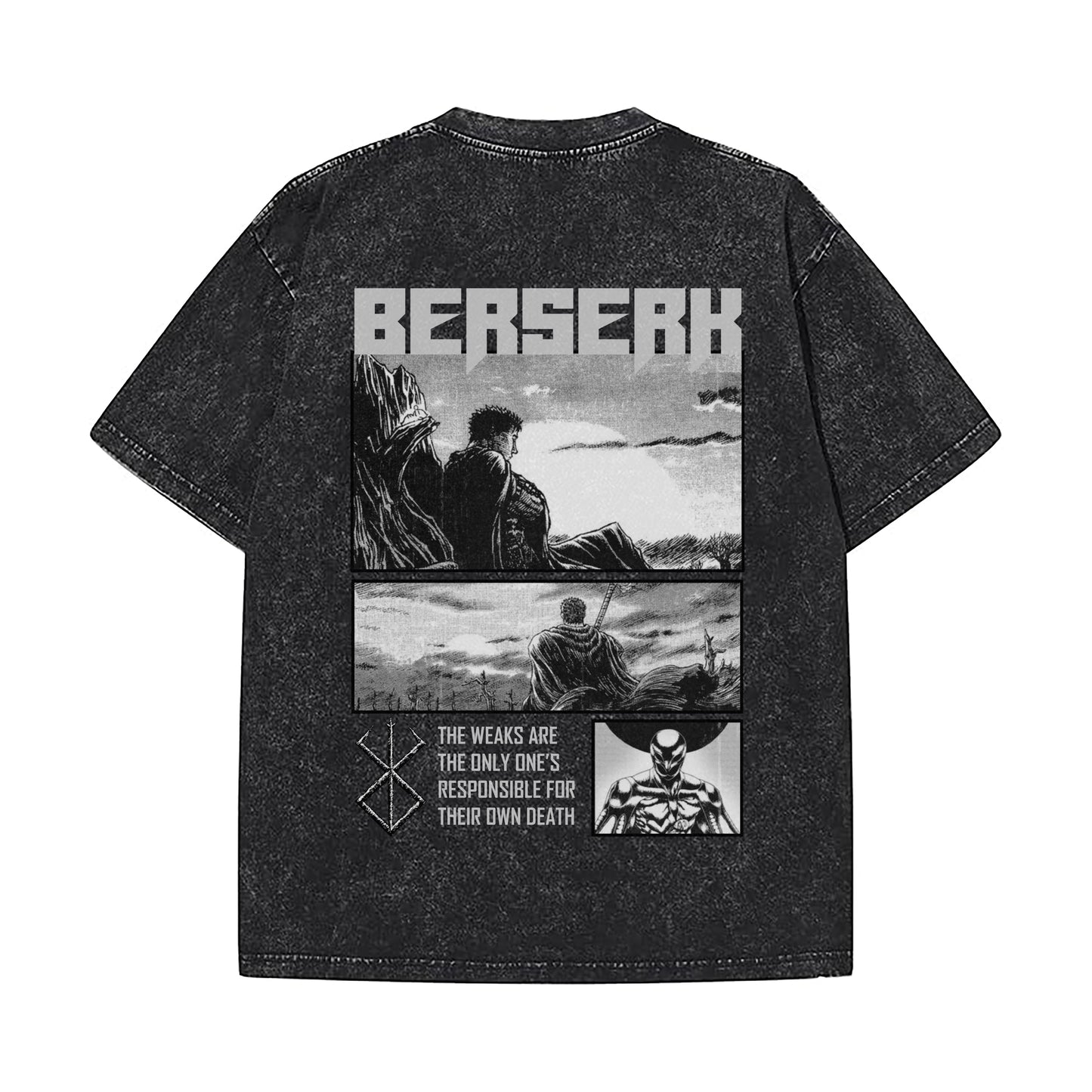 BERSERK SACRIFICE VINTAGE OVERSIZED TSHIRT - INDIE APES