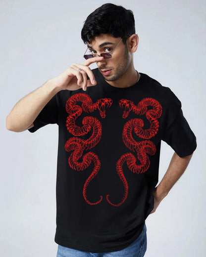 SERPENT HEAVYWEIGHT OVERSIZED TSHIRT - INDIE APES