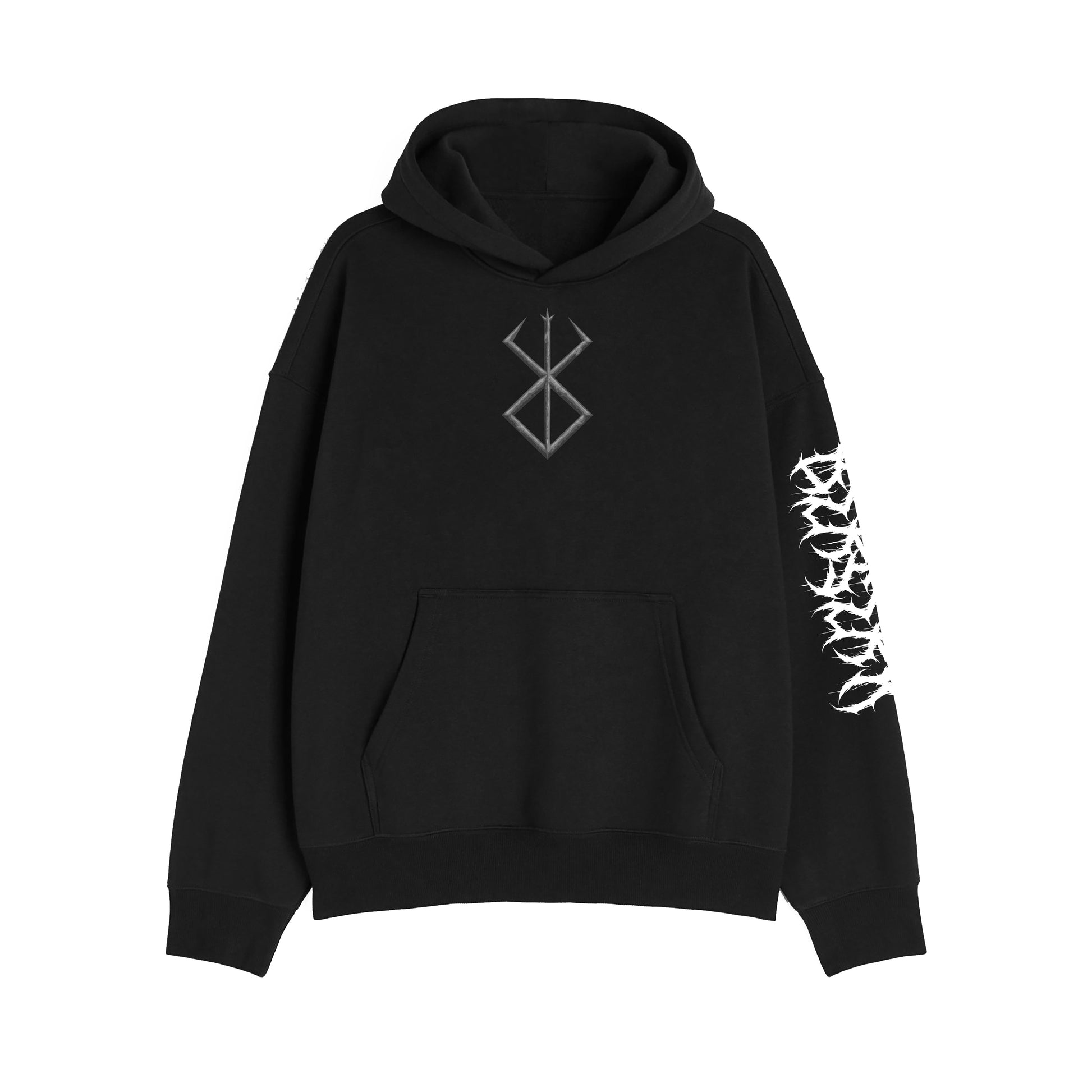 BERSERK HEAVY WEIGHT 350 GSM OVERSIZED HOODIE - INDIE APES