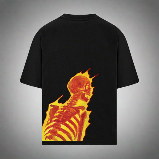 BURNING SOUL OVERSIZED 240 GSM TSHIRT - INDIE APES