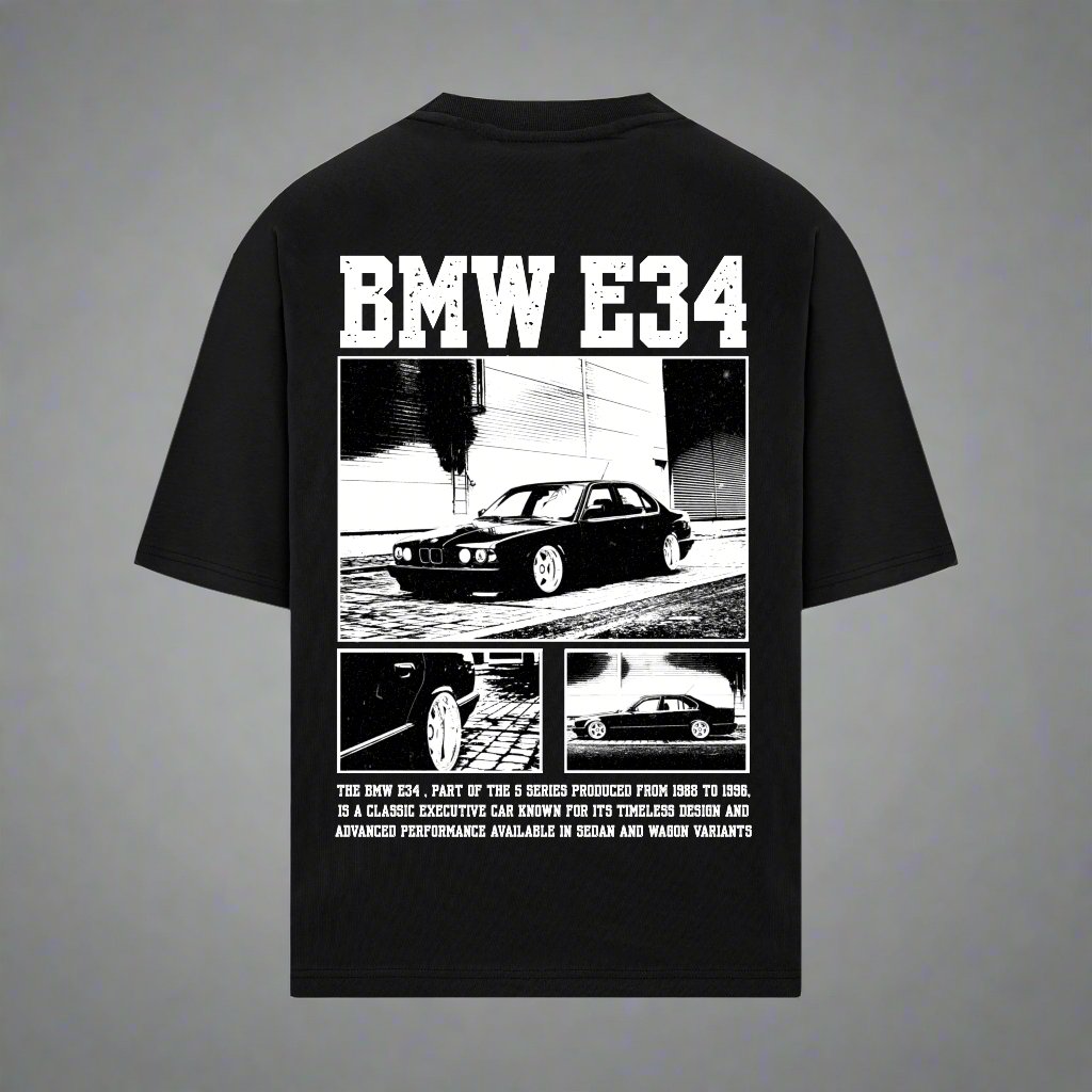 BMW E34 OVERSIZED TSHIRT - INDIE APES