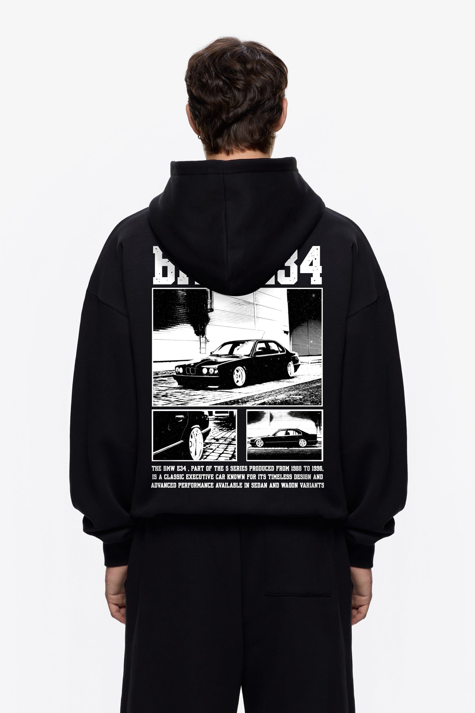 BMW E34 HEAVY WEIGHT OVERSIZED HOODIE - INDIE APES