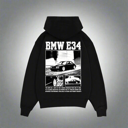 BMW E34 HEAVY WEIGHT OVERSIZED HOODIE - INDIE APES