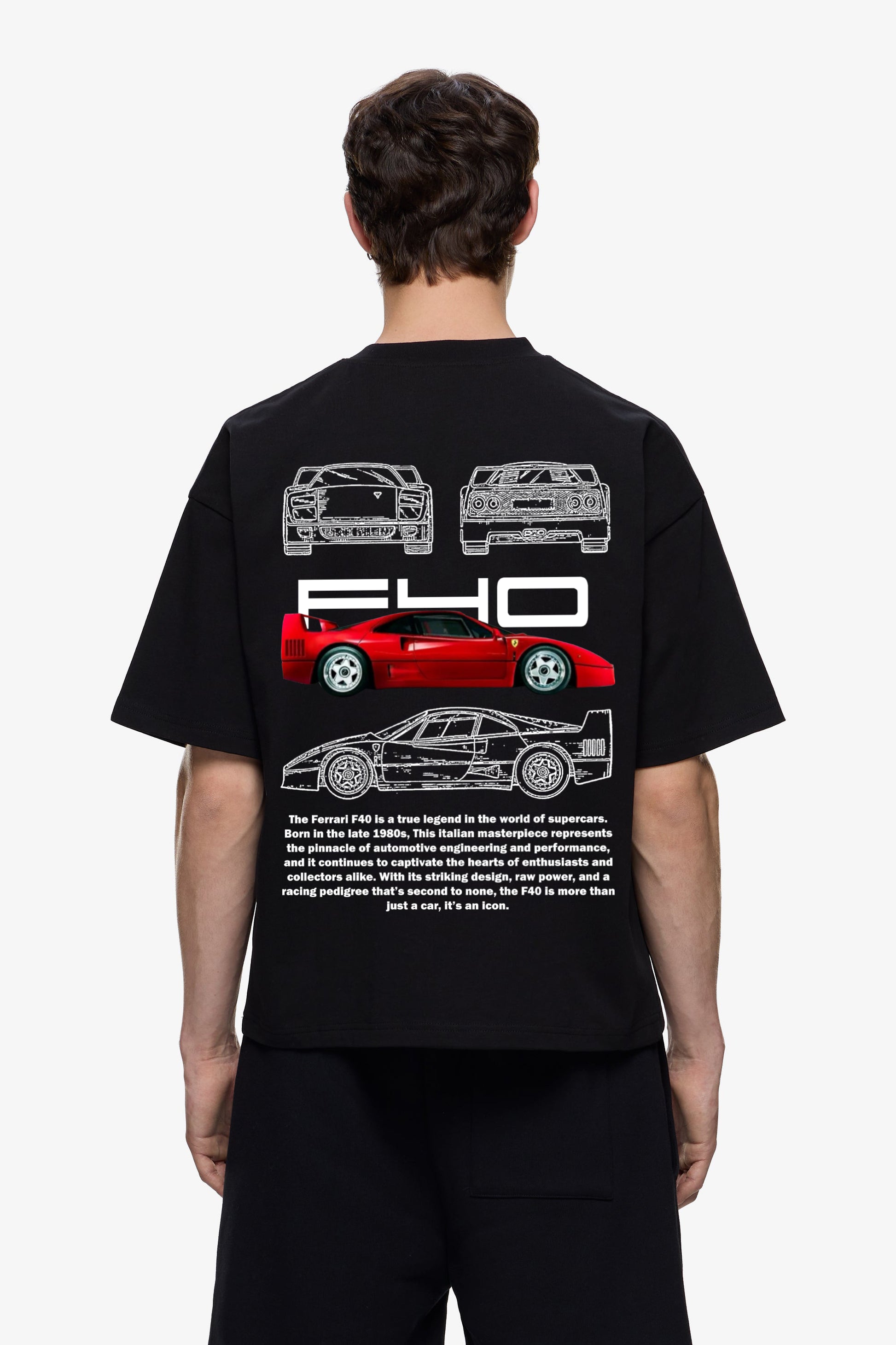 F40 OVERSIZED TSHIRT - INDIE APES