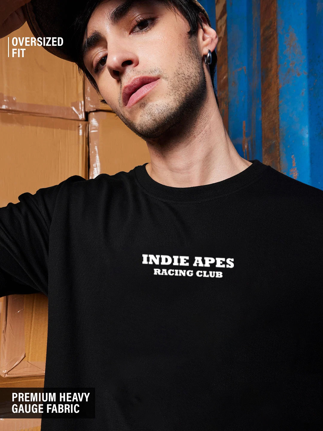 BMW E34 OVERSIZED 240 GSM TSHIRT - INDIE APES