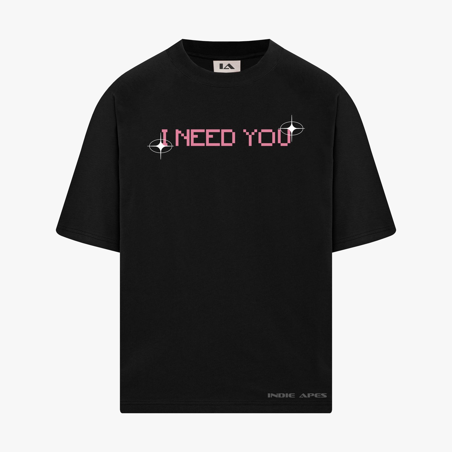 FRIENDLY REMINDER OVERSIZED 240 GSM TSHIRT - INDIE APES