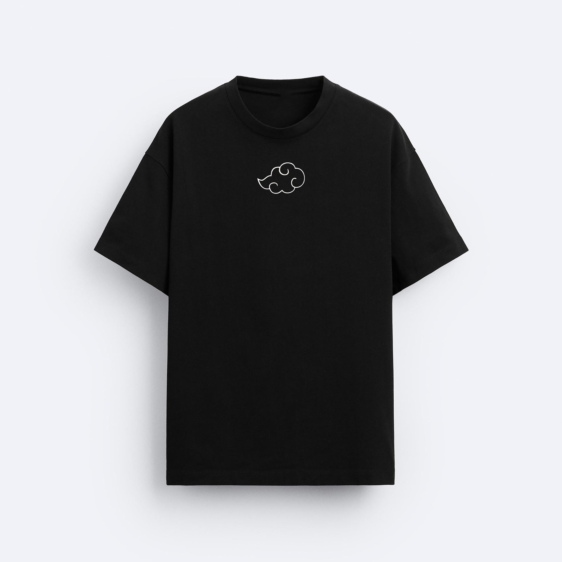 PAIN AKATSUKI OVERSIZED 240 GSM UNISEX BLACK TSHIRT - INDIE APES