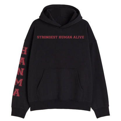 BAKI HANMA HEAVY WEIGHT REGULAR FIT HOODIE - INDIE APES