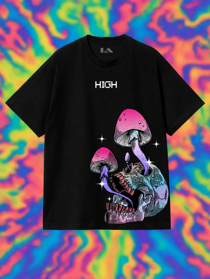 Mushroom High Regular Fit T-Shirt - INDIE APES