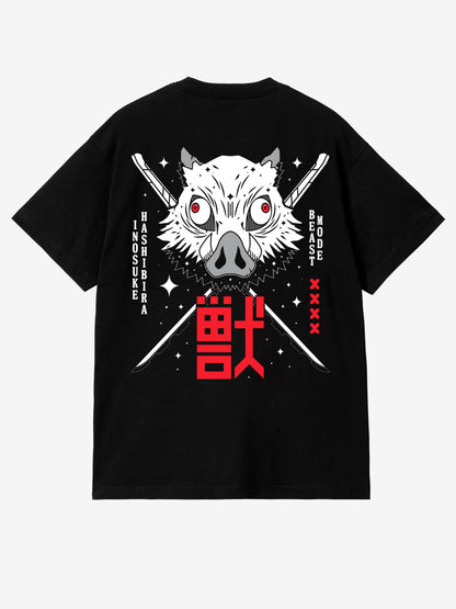 Inosuke Demon Slay Regular Fit T-Shirt - INDIE APES