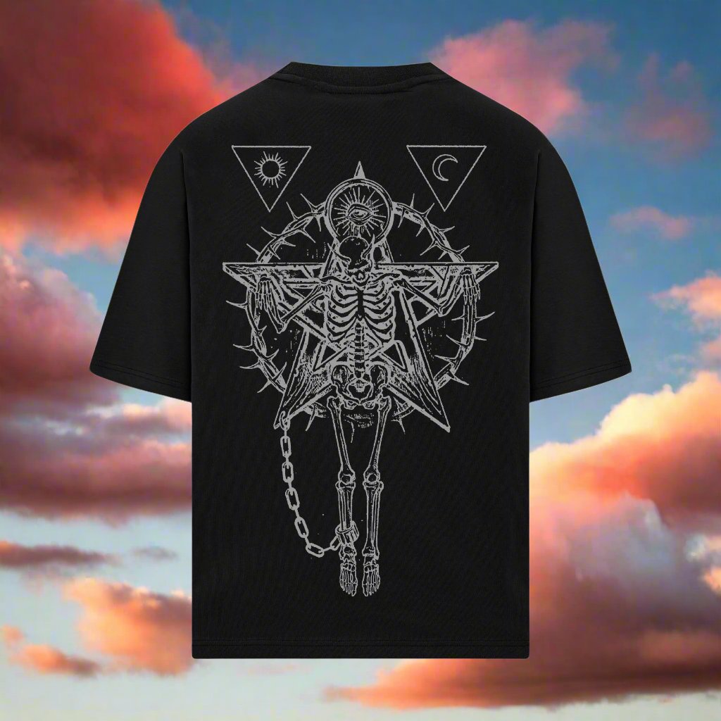 DEATH 240 GSM OVERSIZED TSHIRT - INDIE APES