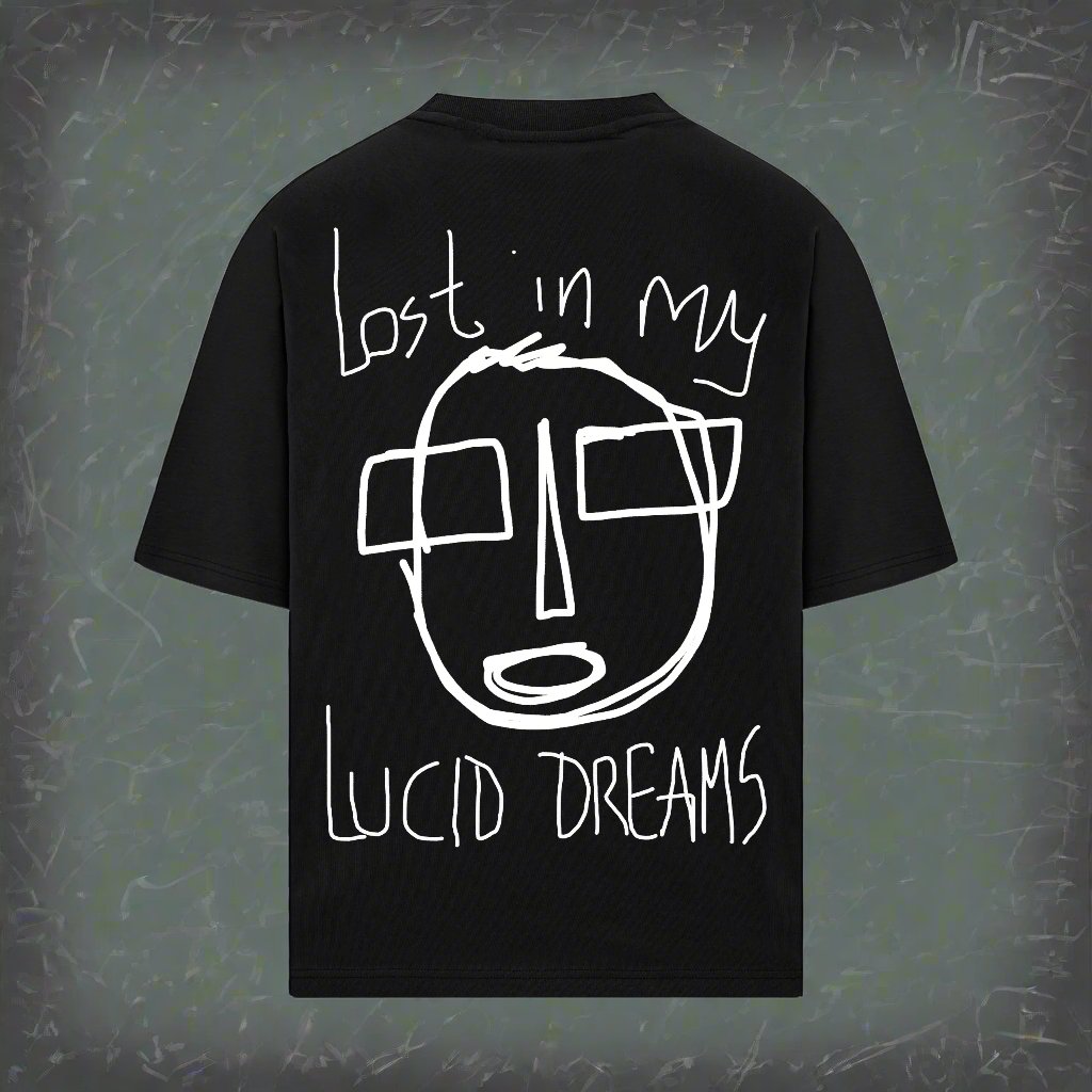 FREEHAND LUCID DREAM OVERSIZED 240 GSM TSHIRT - INDIE APES