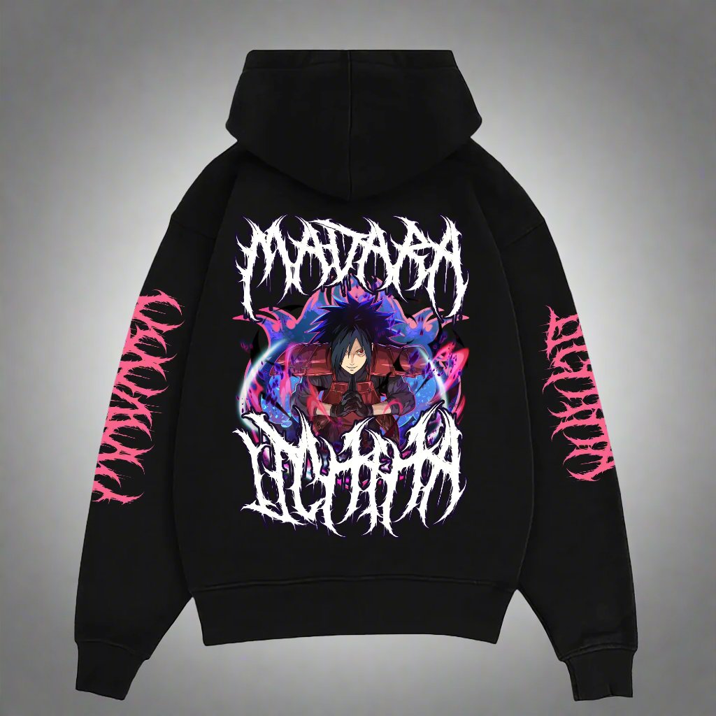 MADARA UCHIHA HEAVY WEIGHT OVERSIZED HOODIE - INDIE APES