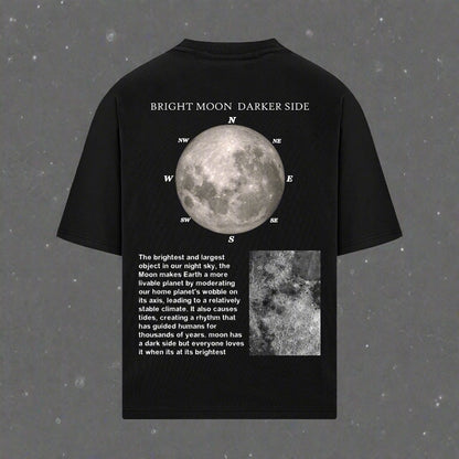 MOON 240 GSM OVERSIZED TSHIRT - INDIE APES