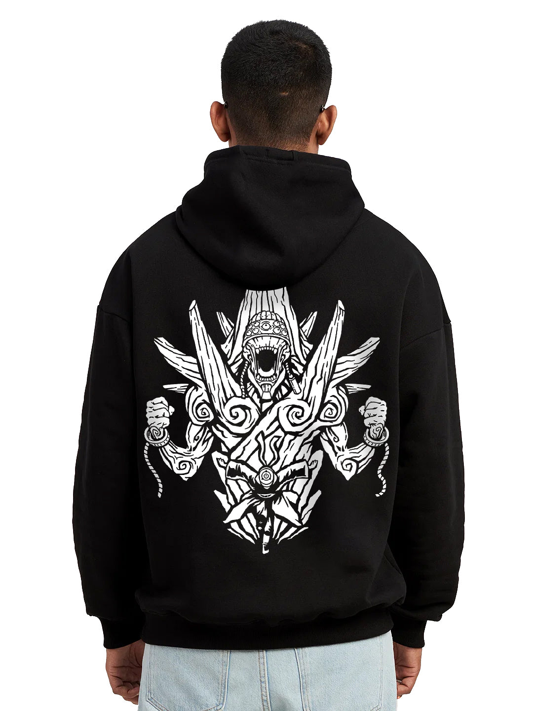 OBITO UCHIHA HEAVY WEIGHT OVERSIZED HOODIE - INDIE APES