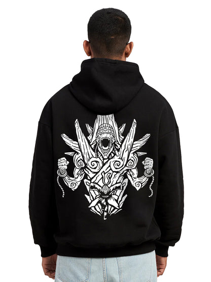 OBITO UCHIHA HEAVY WEIGHT OVERSIZED HOODIE - INDIE APES