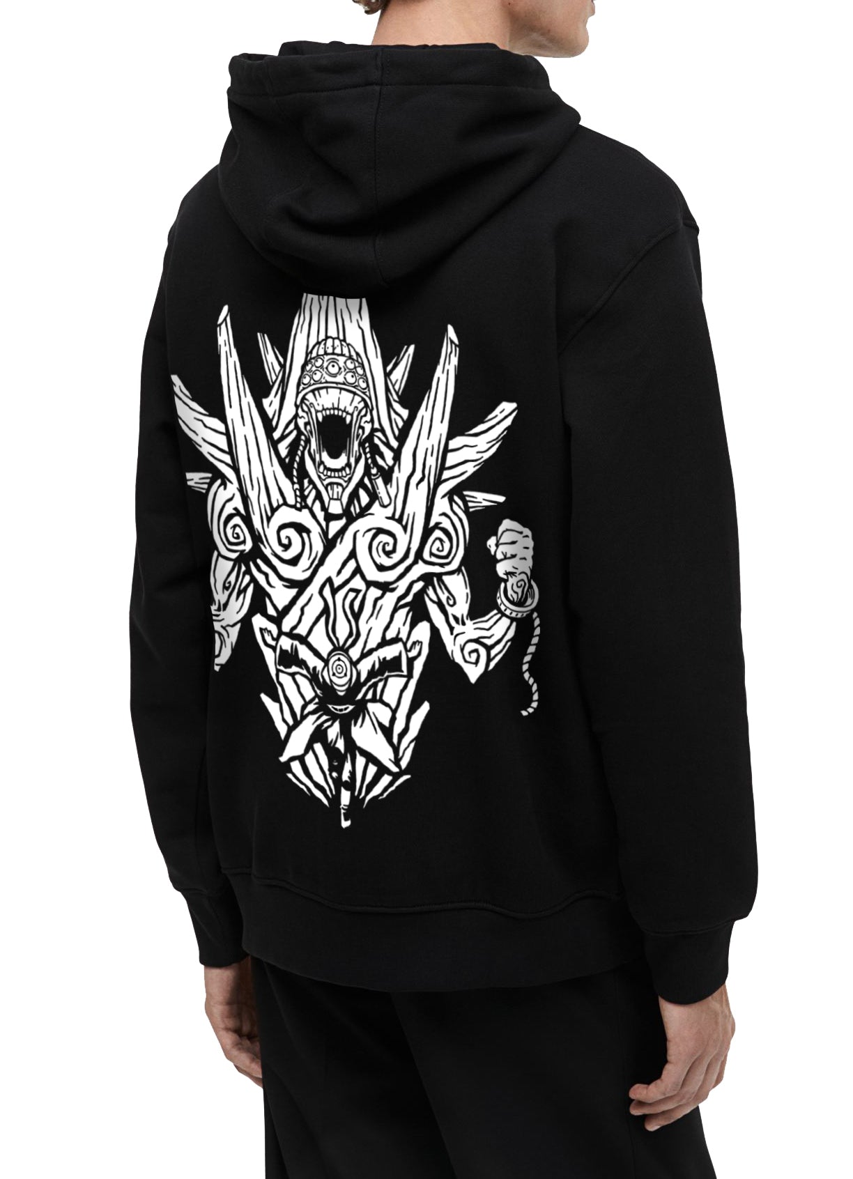 OBITO UCHIHA HEAVY WEIGHT OVERSIZED HOODIE - INDIE APES