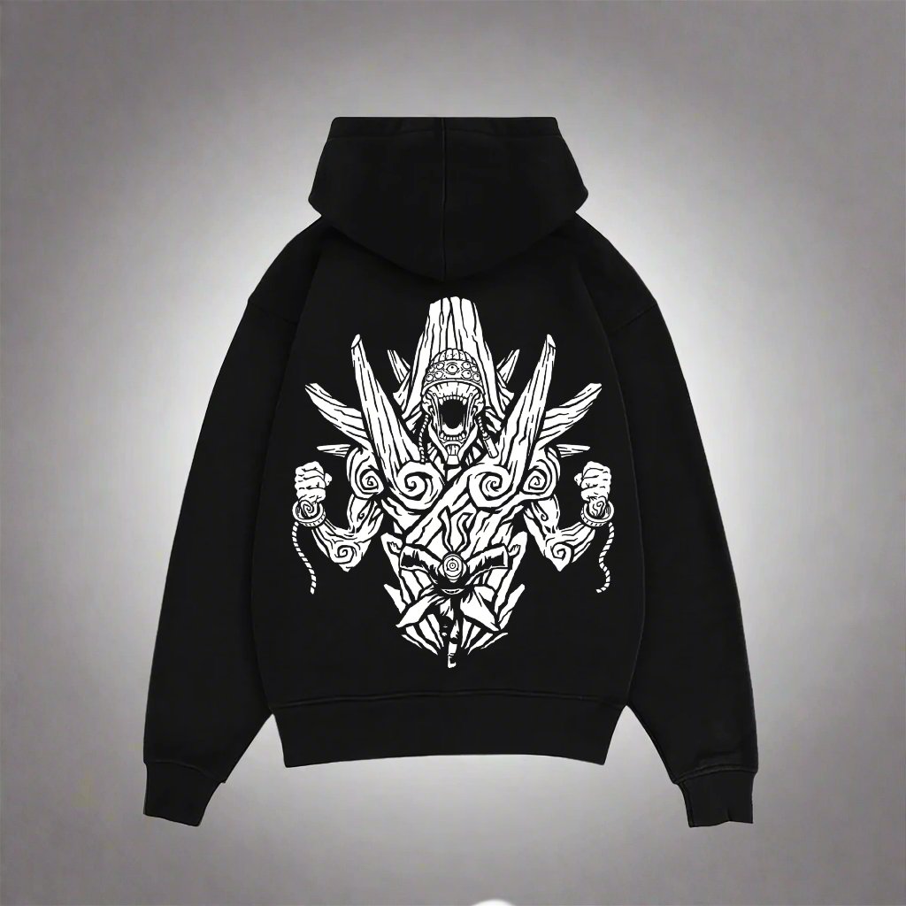 OBITO UCHIHA HEAVY WEIGHT OVERSIZED HOODIE - INDIE APES