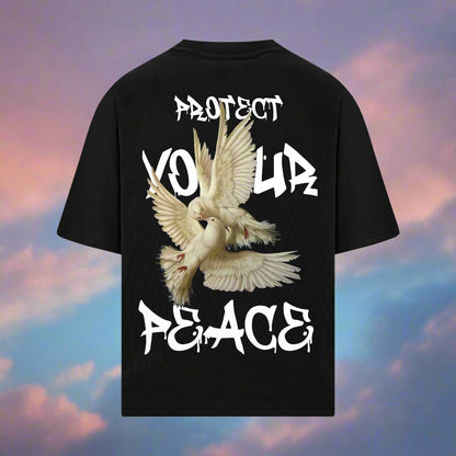 PROTECT YOUR PEACE OVERZIED 240 GSM TSHIRT - INDIE APES