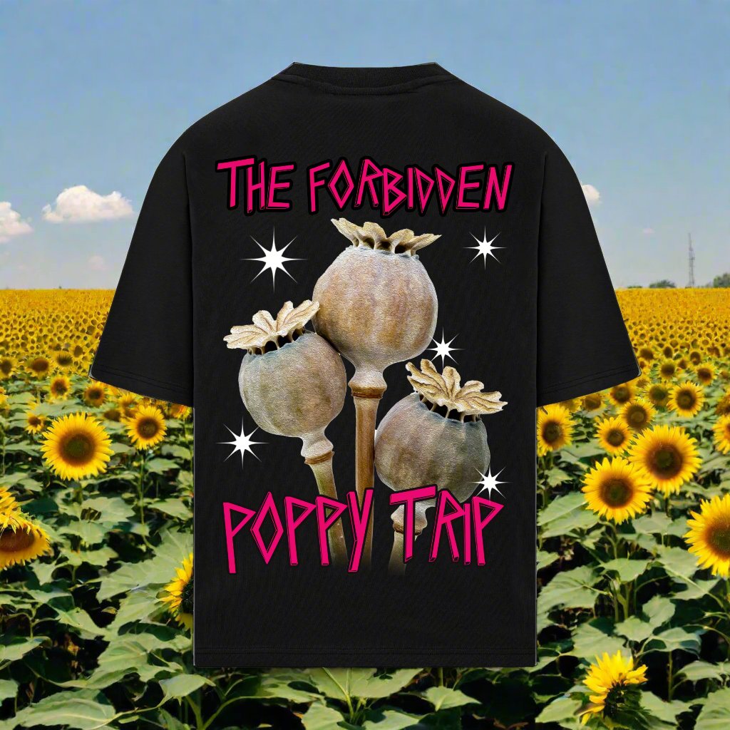 POPPY TRIP 240 GSM OVERSIZED TSHIRT - INDIE APES