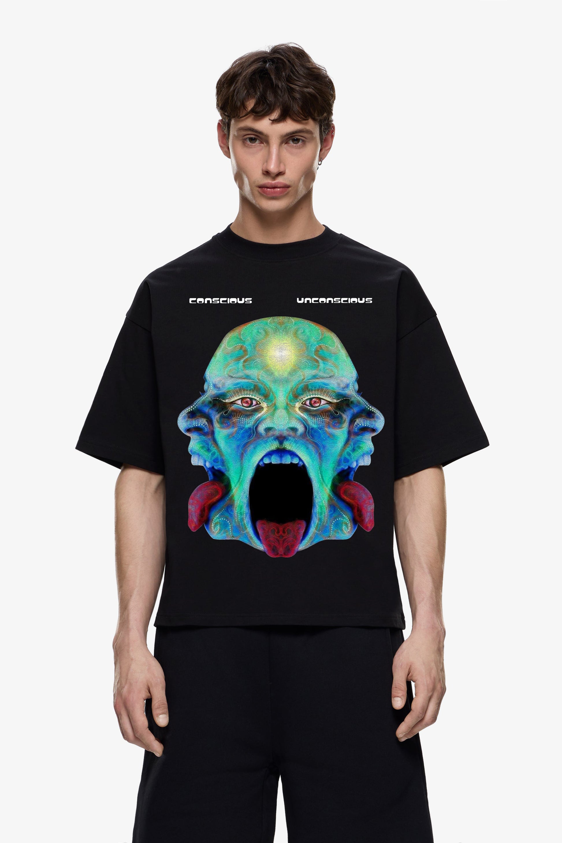 UNCONSCIOUS MIND OVERSIZED TSHIRT - INDIE APES