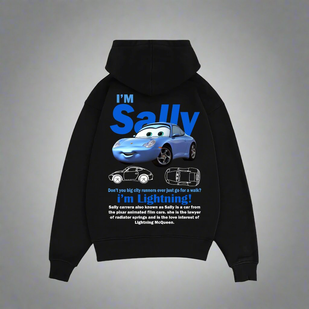 SALLY HEAVY WEIGHT OVERSIZED HOODIE - INDIE APES