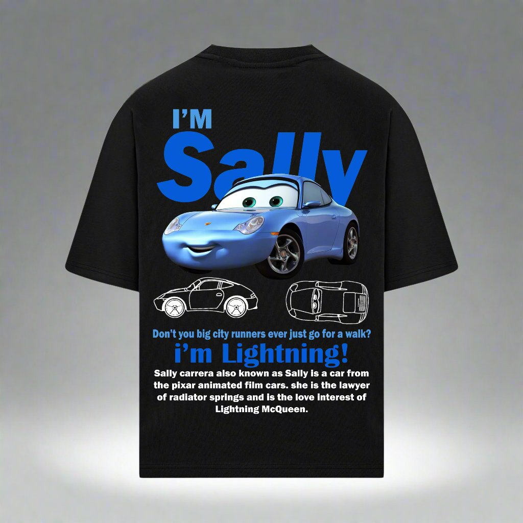 SALLY CARS OVERSIZED TSHIRT - INDIE APES