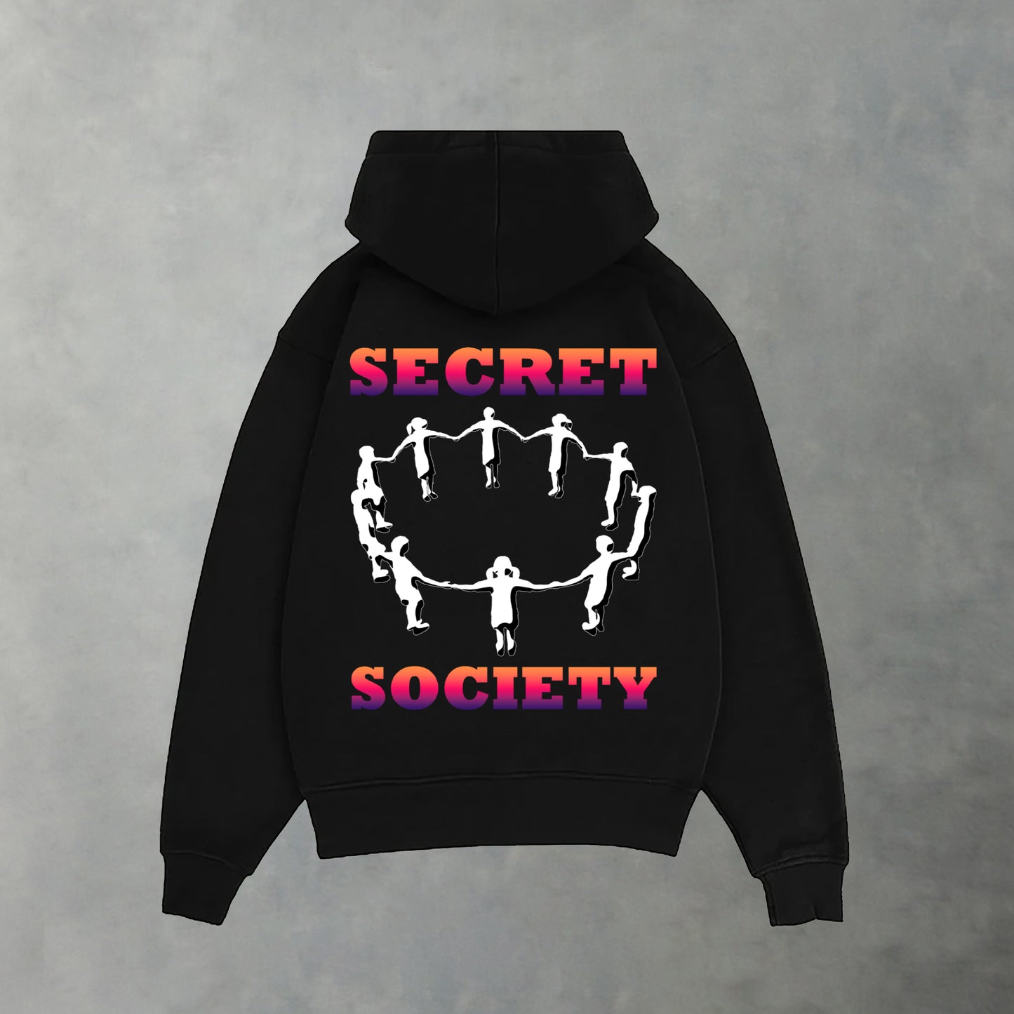 SECRET SOCIETY HEAVY WEIGHT REGULAR FIT HOODIE - INDIE APES