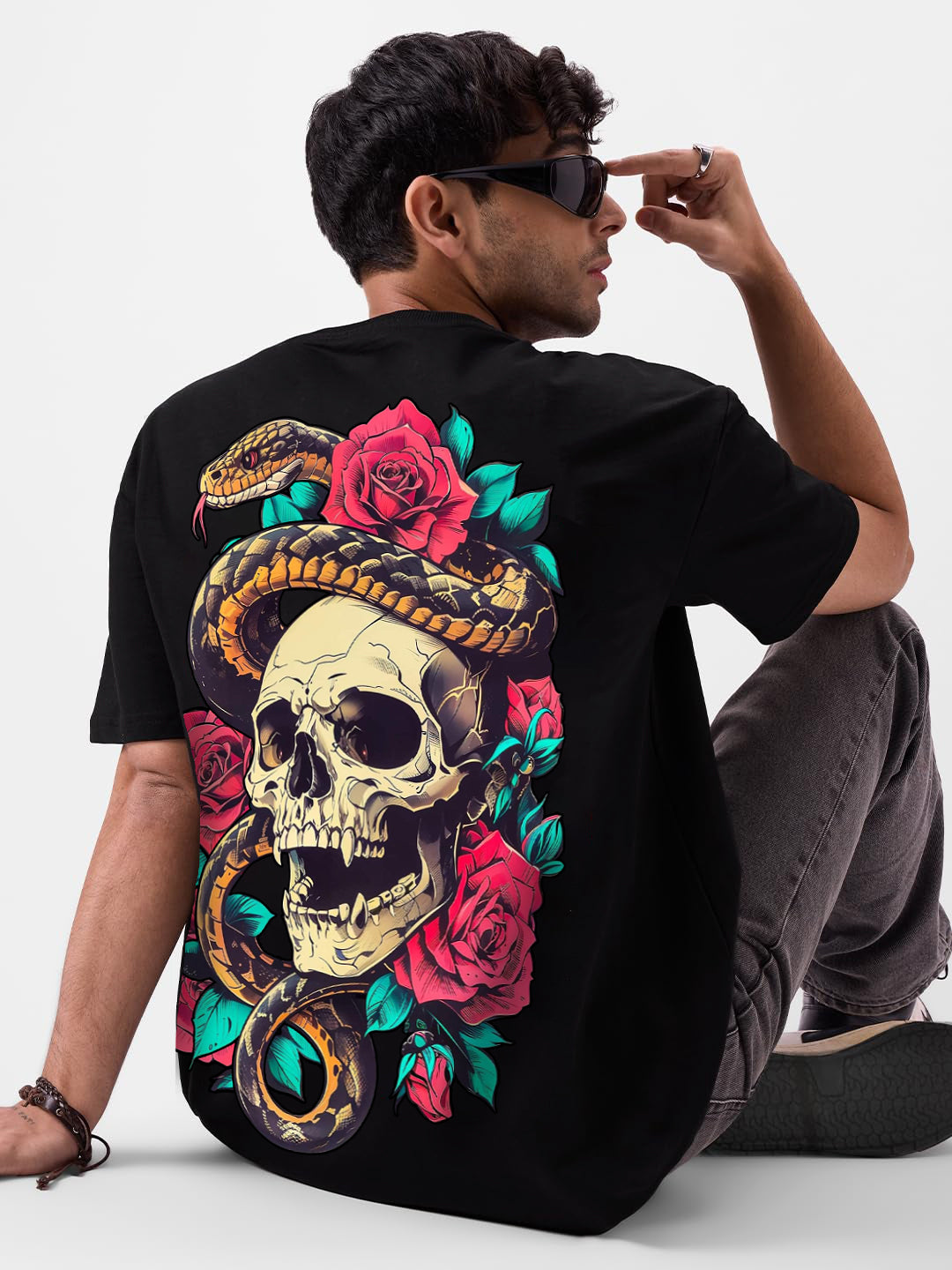 Skeleton Regular Fit T-Shirt - INDIE APES