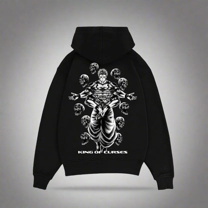 SUKUNA HEAVY WEIGHT 350 GSM OVERSIZED HOODIE - INDIE APES