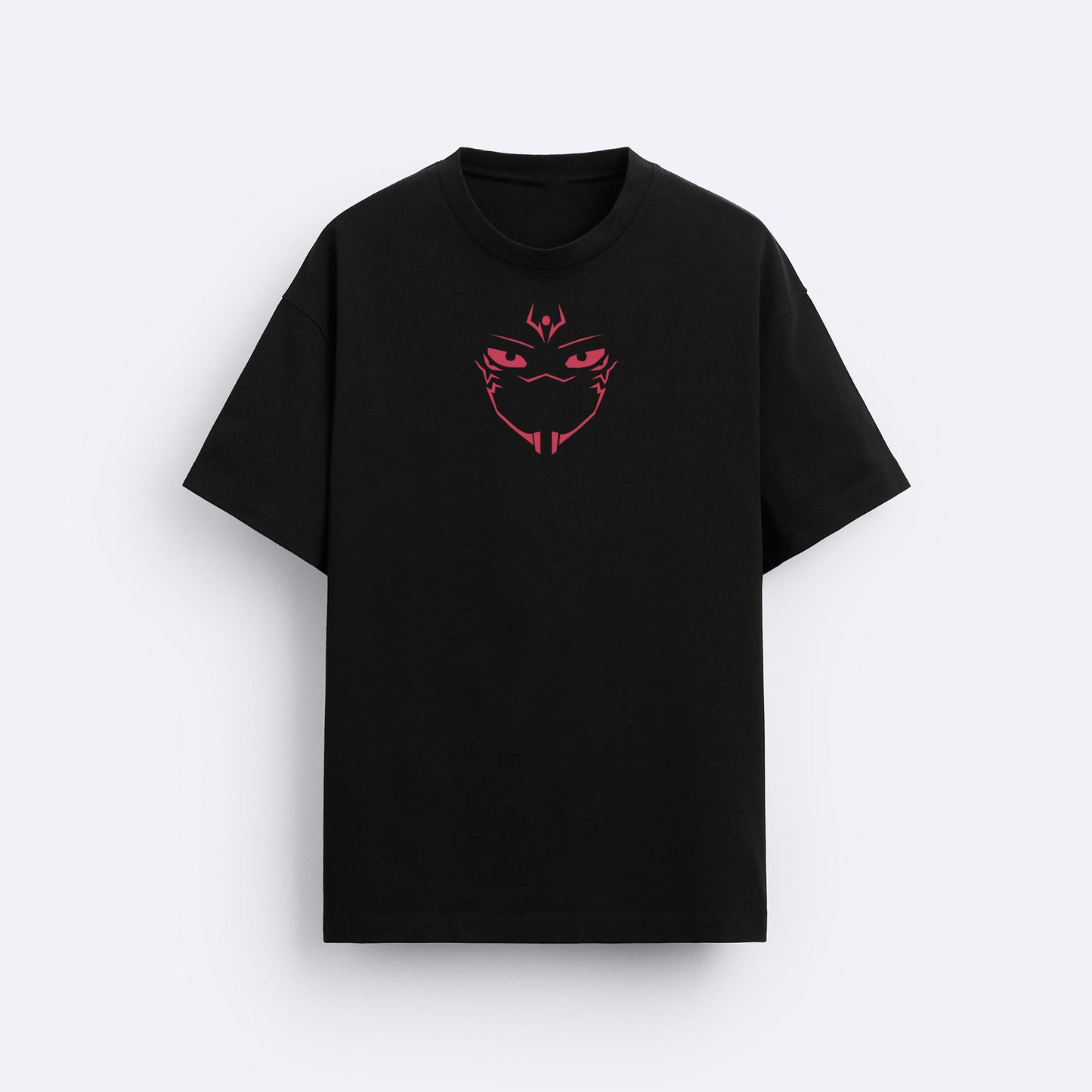 SUKUNA OVERSIZED 240 GSM UNISEX BLACK TSHIRT - INDIE APES