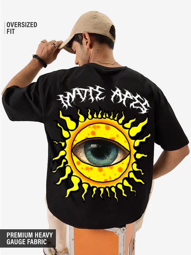 EYE VISION OVERSIZED 240 GSM TSHIRT - INDIE APES