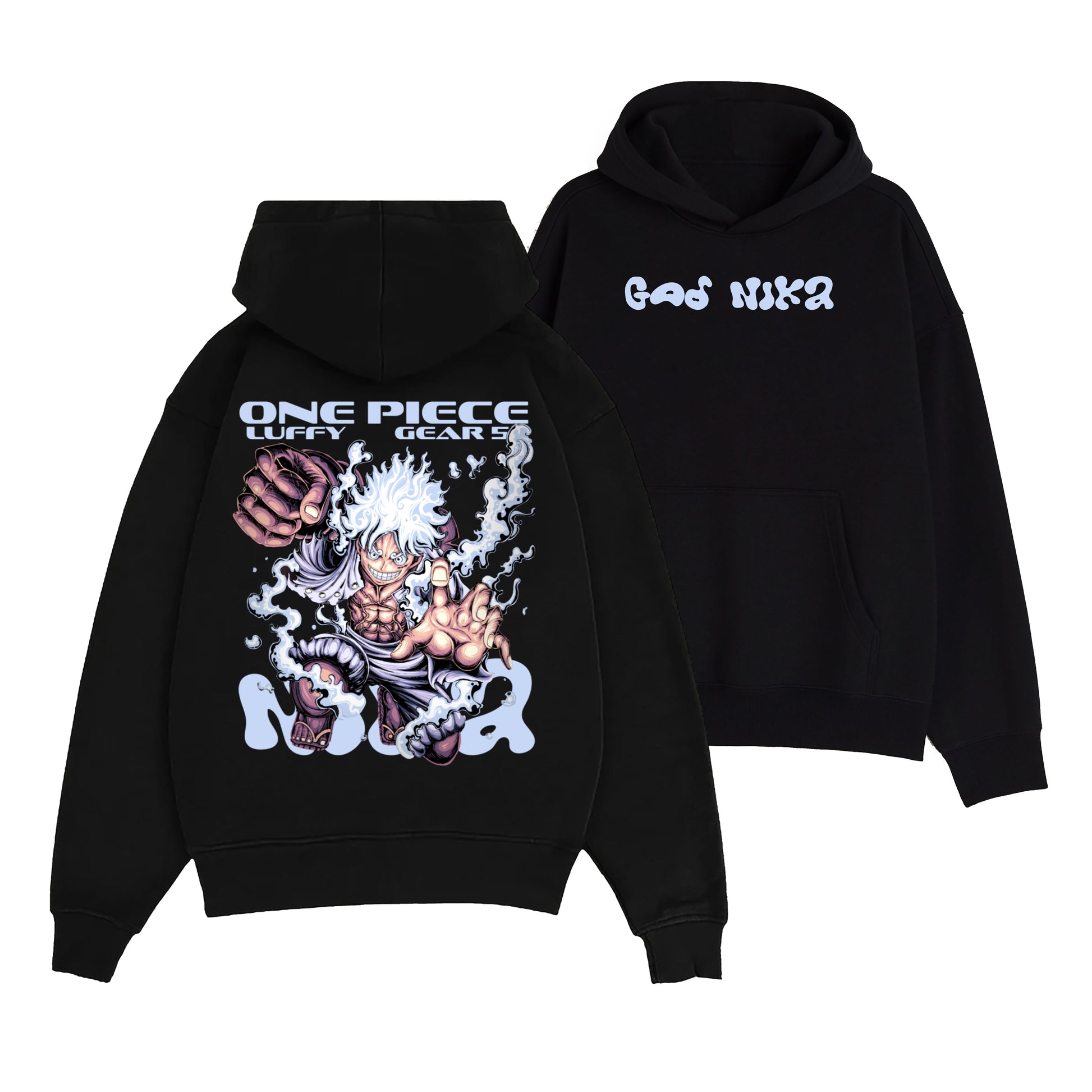 LUFFY HEAVY WEIGHT 350 GSM OVERSIZED HOODIE - INDIE APES