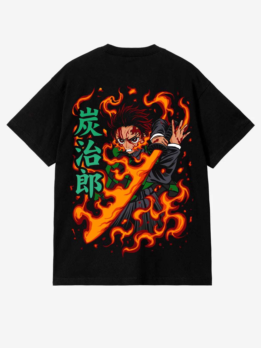 Tanjiro Kamado Regular Fit T-Shirt - INDIE APES