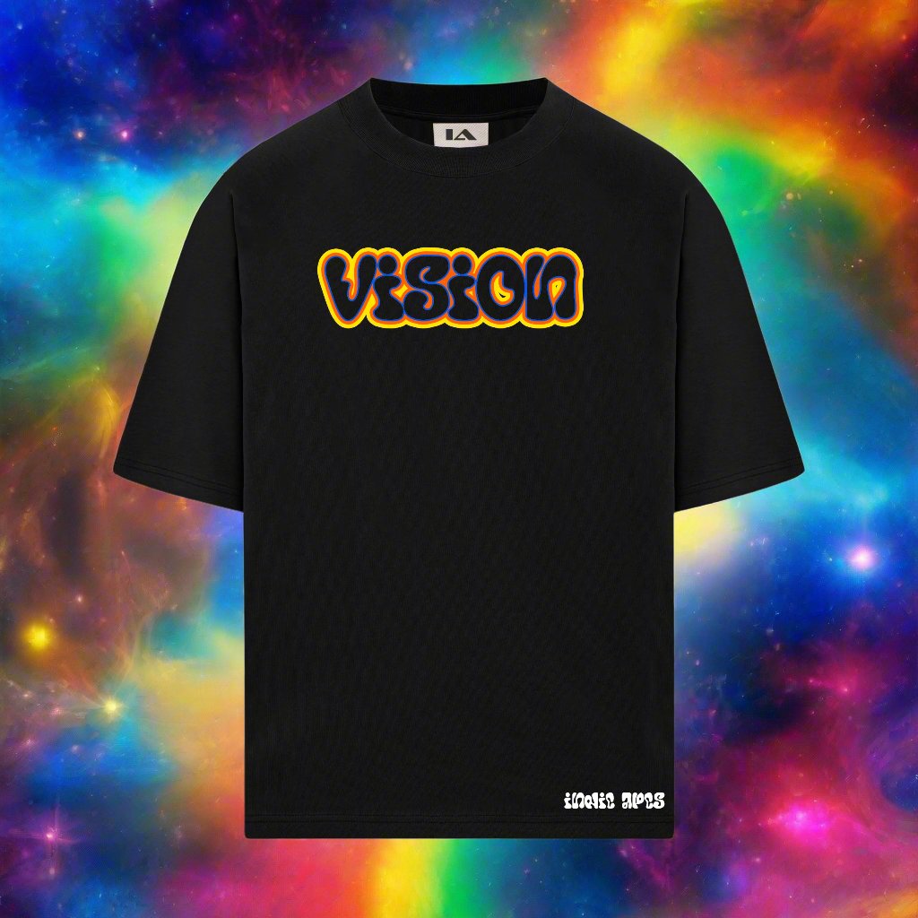 VISION EARTH OVERSIZED 240 GSM TSHIRT - INDIE APES