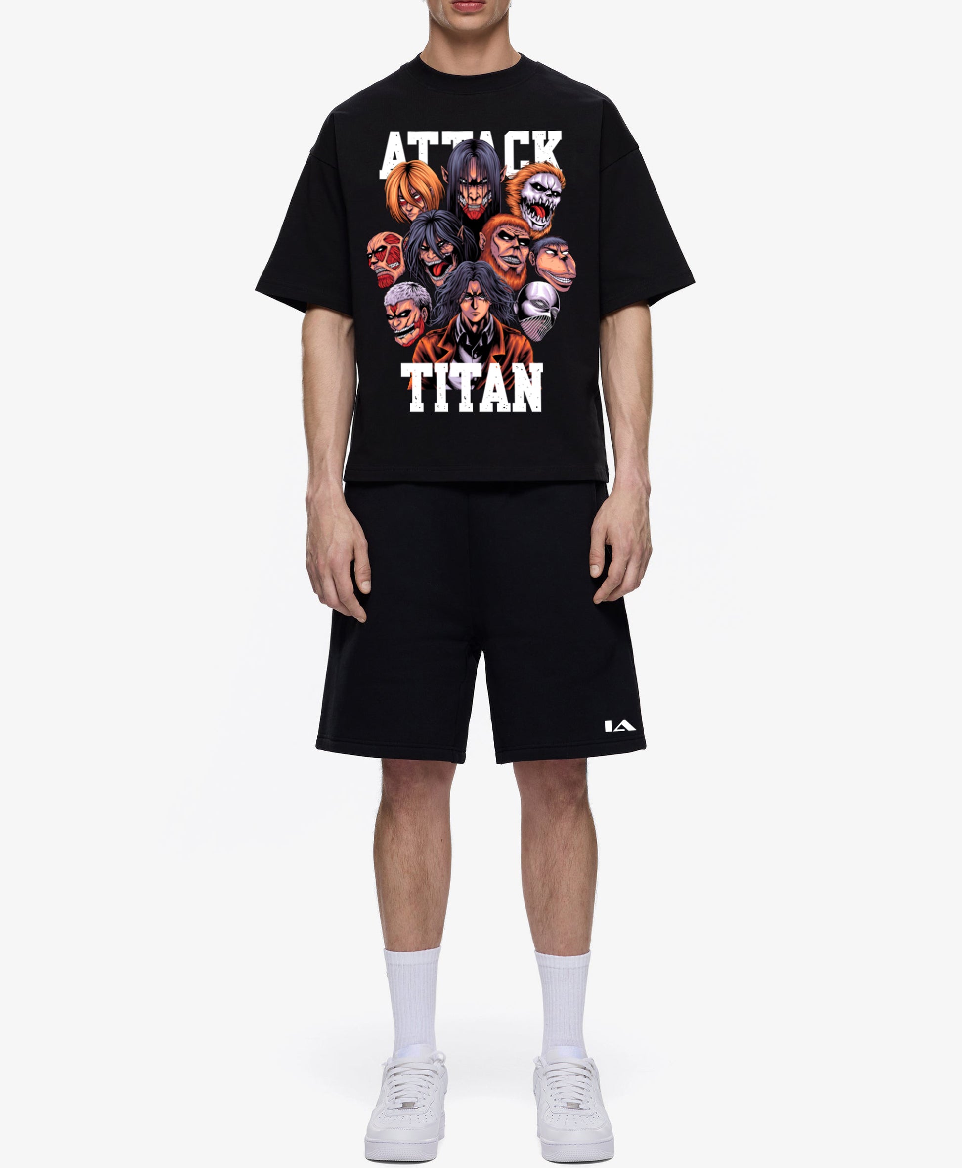 ATTACK ON TITAN 240 GSM OVERSIZED TSHIRT - INDIE APES