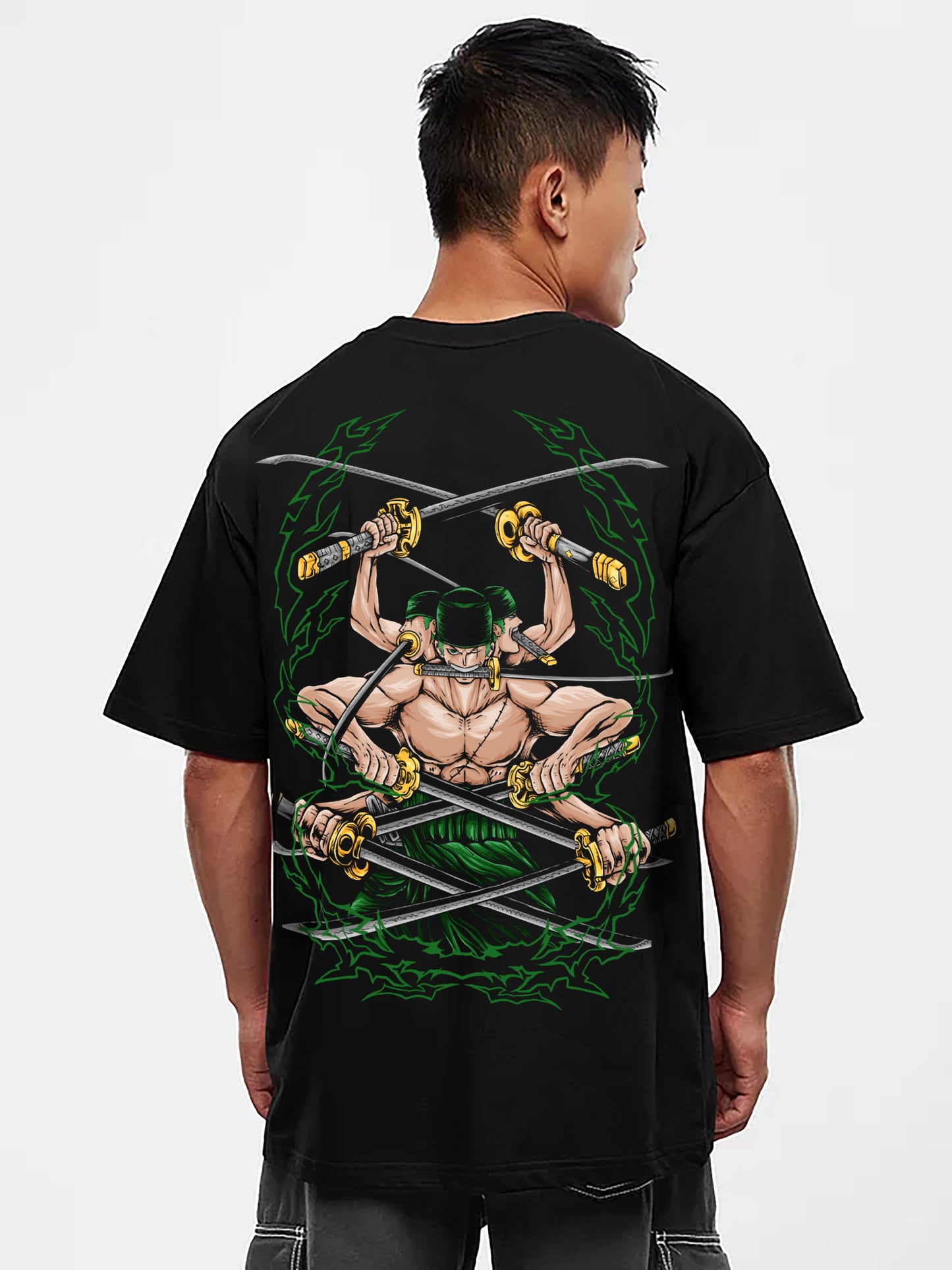 ZORO ONE PIECE OVERSIZED T-SHIRT - INDIE APES