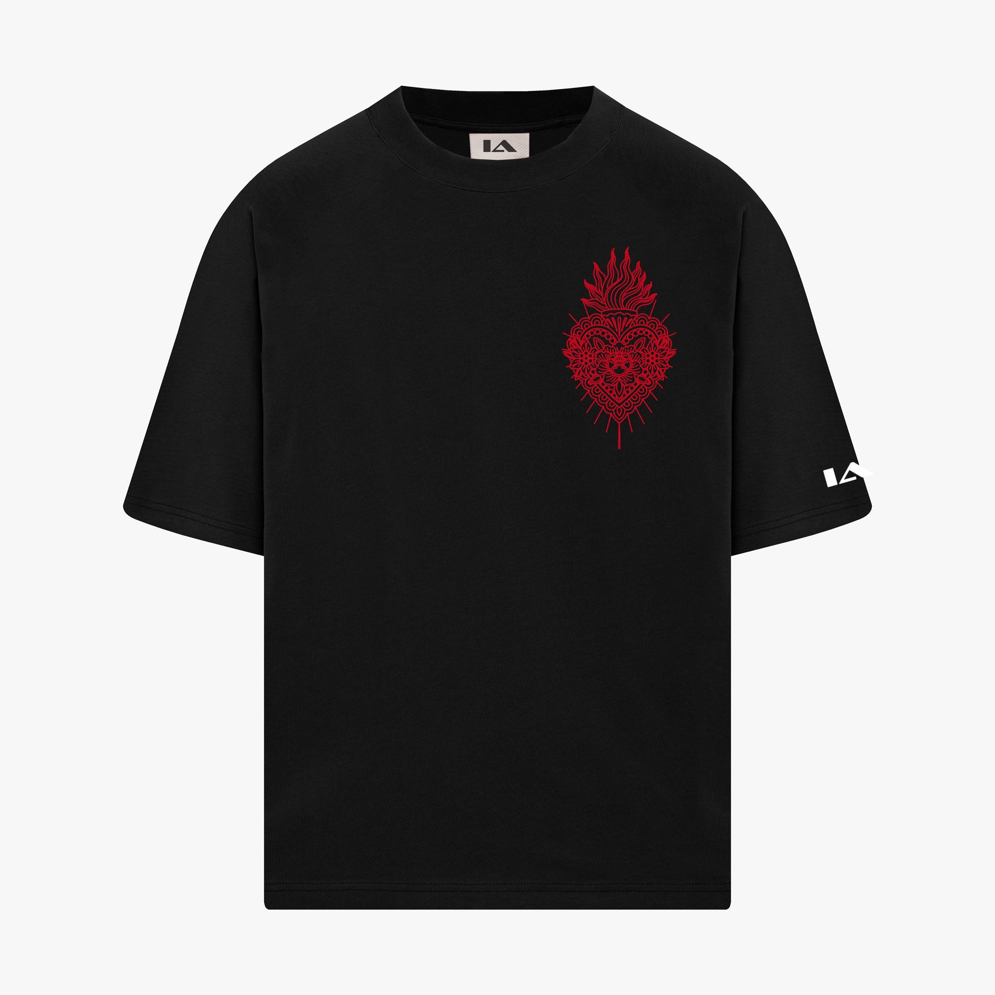 HEART MINIMALISM OVERSIZED TSHIRT - INDIE APES