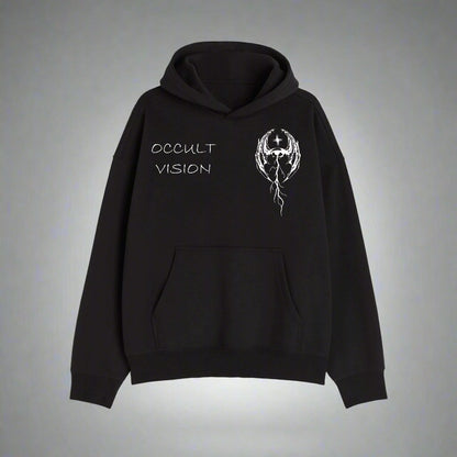 OCCULT VISION HEAVY WEIGHT 350 GSM OVERSIZED HOODIE - INDIE APES