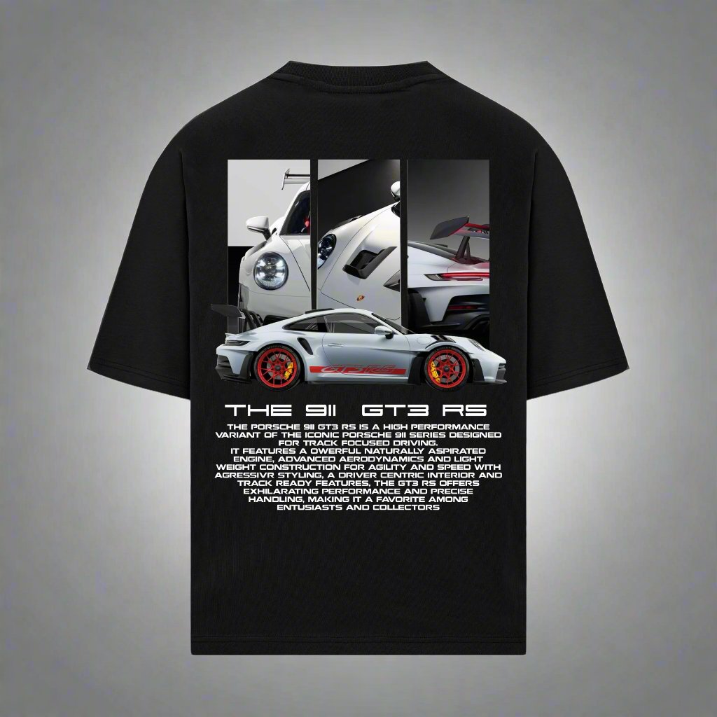 PORSCHE 911 GT3 RS OVERSIZED TSHIRT - INDIE APES