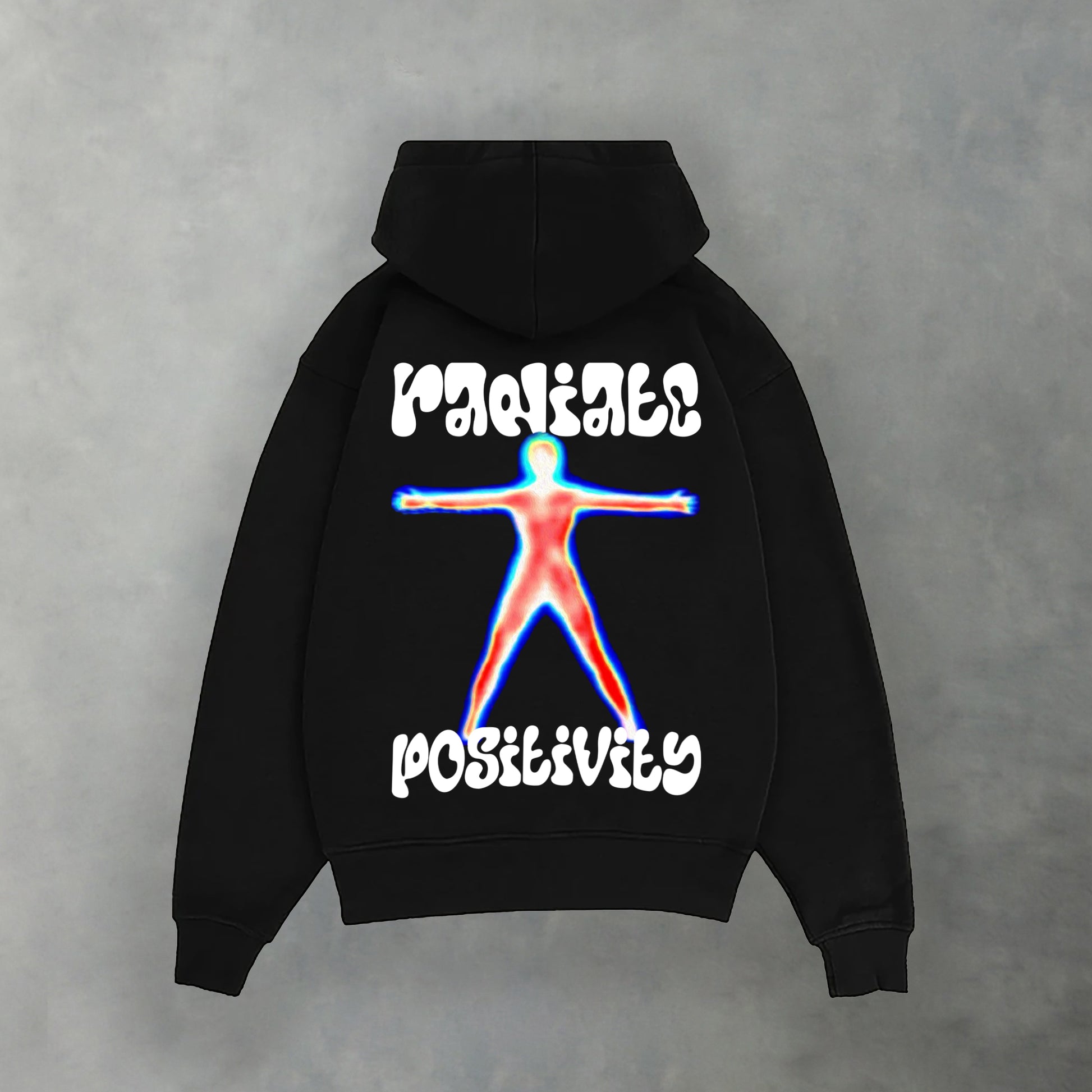 RADIATE POSITIVITY HEAVY WEIGHT REGULAR FIT HOODIE - INDIE APES