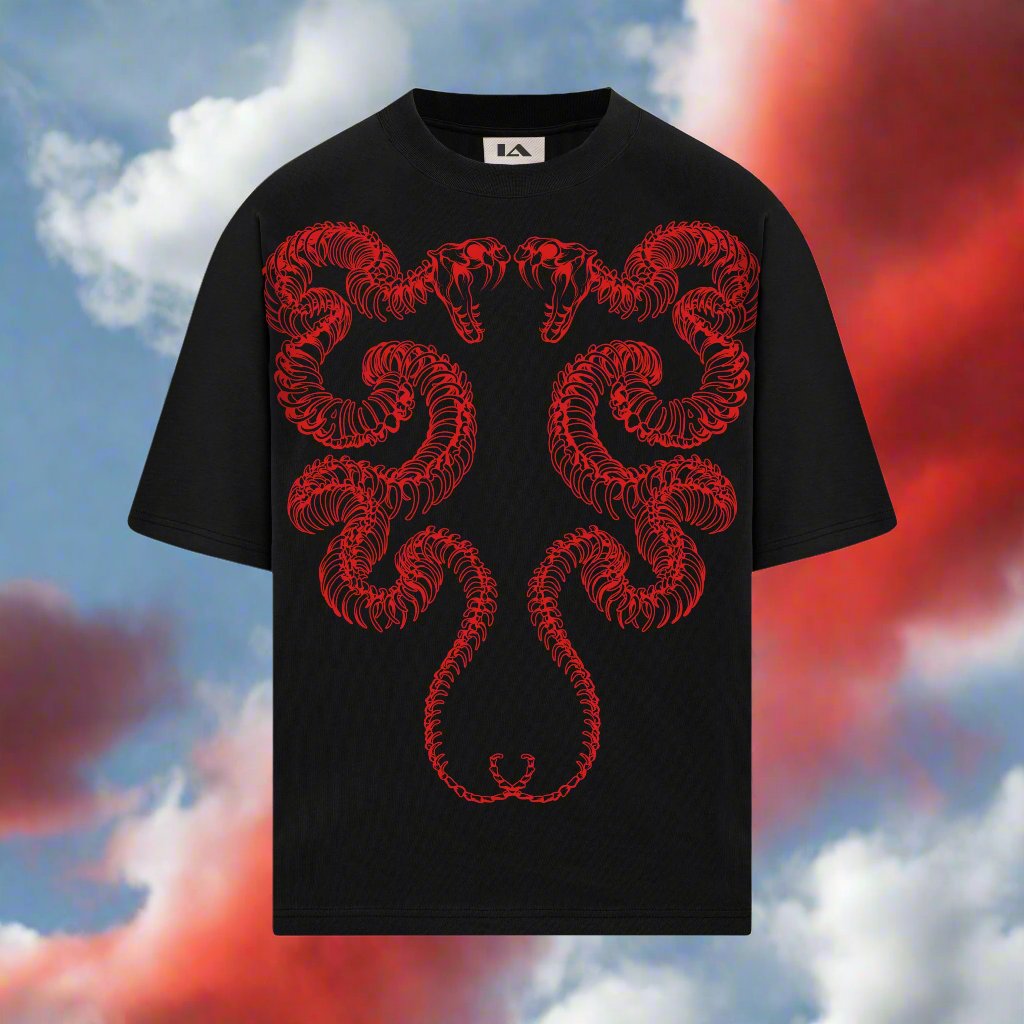 SERPENT HEAVYWEIGHT OVERSIZED TSHIRT - INDIE APES